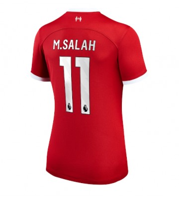 Liverpool Mohamed Salah #11 Replika Hjemmebanetrøje Dame 2023-24 Kortærmet